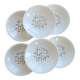 Assiettes creuses vintage faïence de Gien modèle Marie-Claire