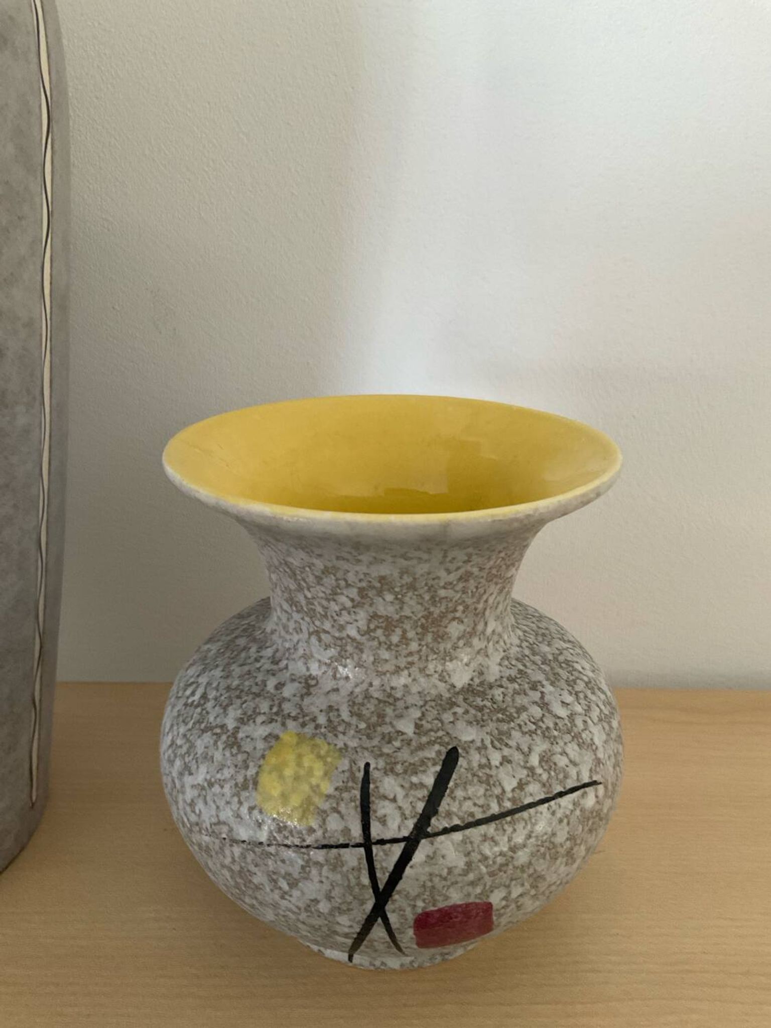 Duo of vintage Scheurich Keramik vases