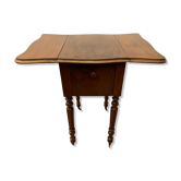 Bedside table with walnut swing XX century