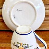 6 anciennes tasses à café Devres Fourmaintraux Rouen modèle Dinan XIXe