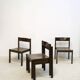 Set de 4 chaises Santo par Edlef Bandixen pour Dietiker 1960s