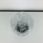 Moulded glass wall light from the 1950s, ceiling light.