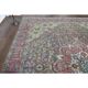 1970s Vintage Persian Handmade Wool Cotton Brown Area Rug 300x386