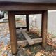 Rustic farmhouse table