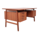 Omann Jun teak desk model 75, 1960s