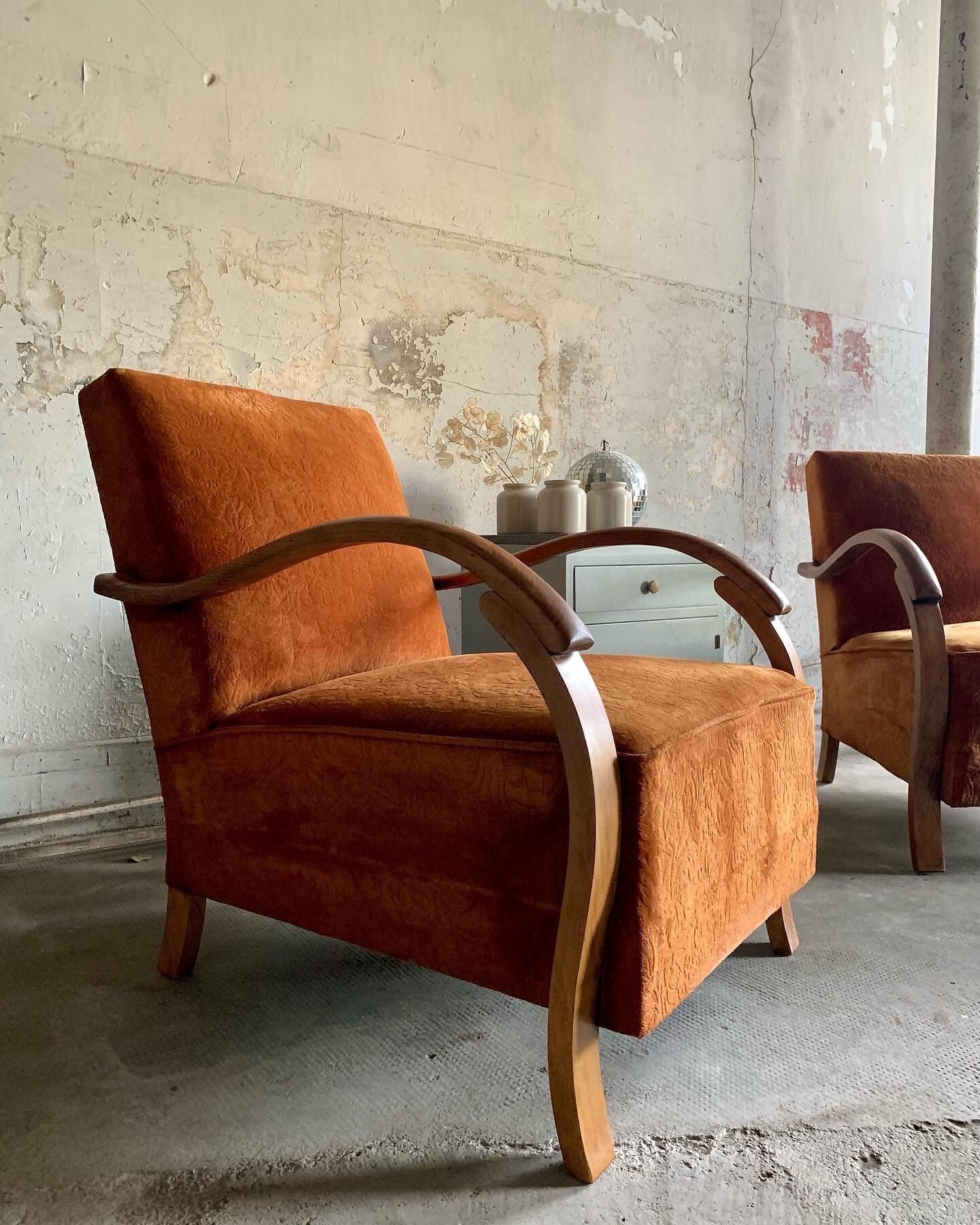 Pair of vintage armchairs