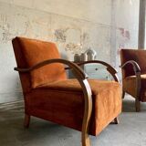 Paire de fauteuils vintages