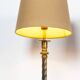 Vintage pair of Brass Column Table Lamps by Kullmann