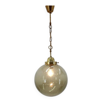 Midcentury Glass Pendant from Kamenicky Senov, 1970s