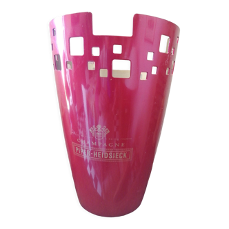 Champagne bucket piper heidsieck red