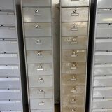 Set of 5 metal cabinet with industrial valves