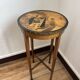 Art deco side table in wood with paint