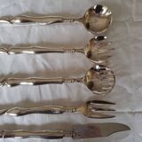 5 silver-plated serving cutlery by sculptor Miguel Berrocal