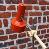 Lampe de bureau à balancier orange 1970