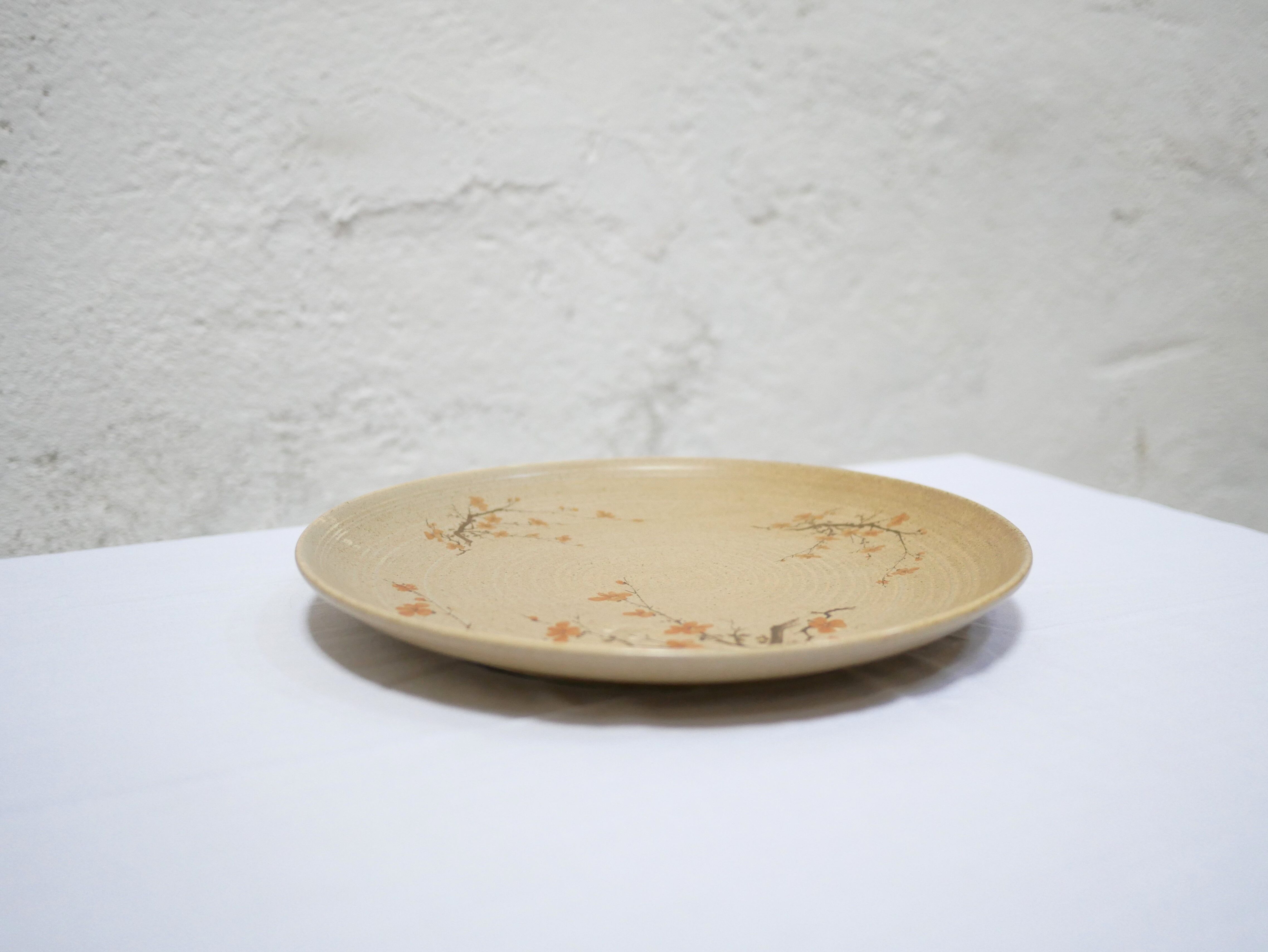 Vintage round porcelain dish by Maison Revol, France