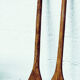 Pair of old wooden oars
