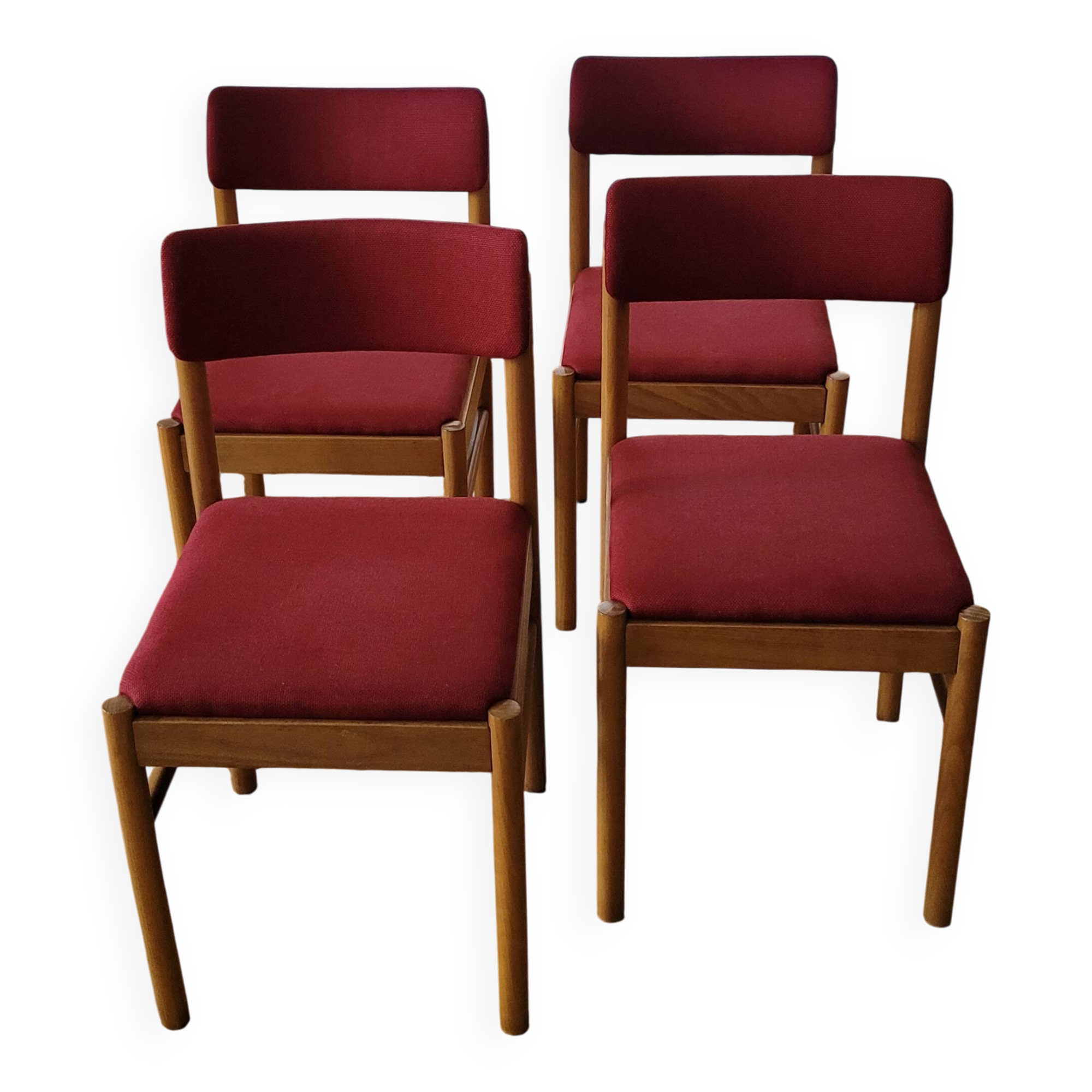 Set of 4 vintage Baumann chairs