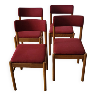 Set of 4 vintage Baumann chairs