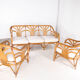 Vintage rattan lounge