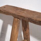 Banc ancien en bois massif (c.1870) #20