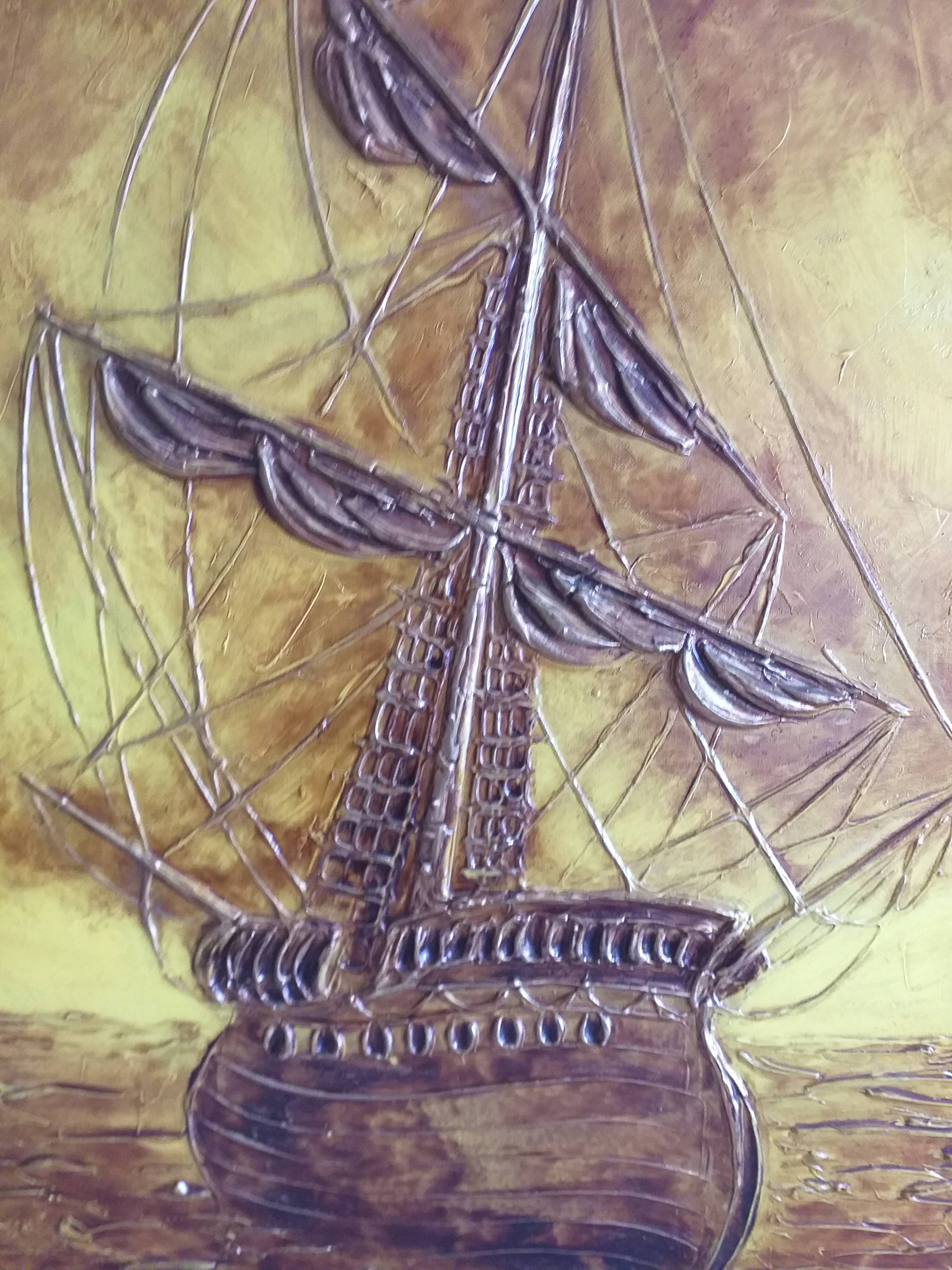 Painting on canvas by b.denoun