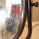Thonet style curved wood bathroom cabinet