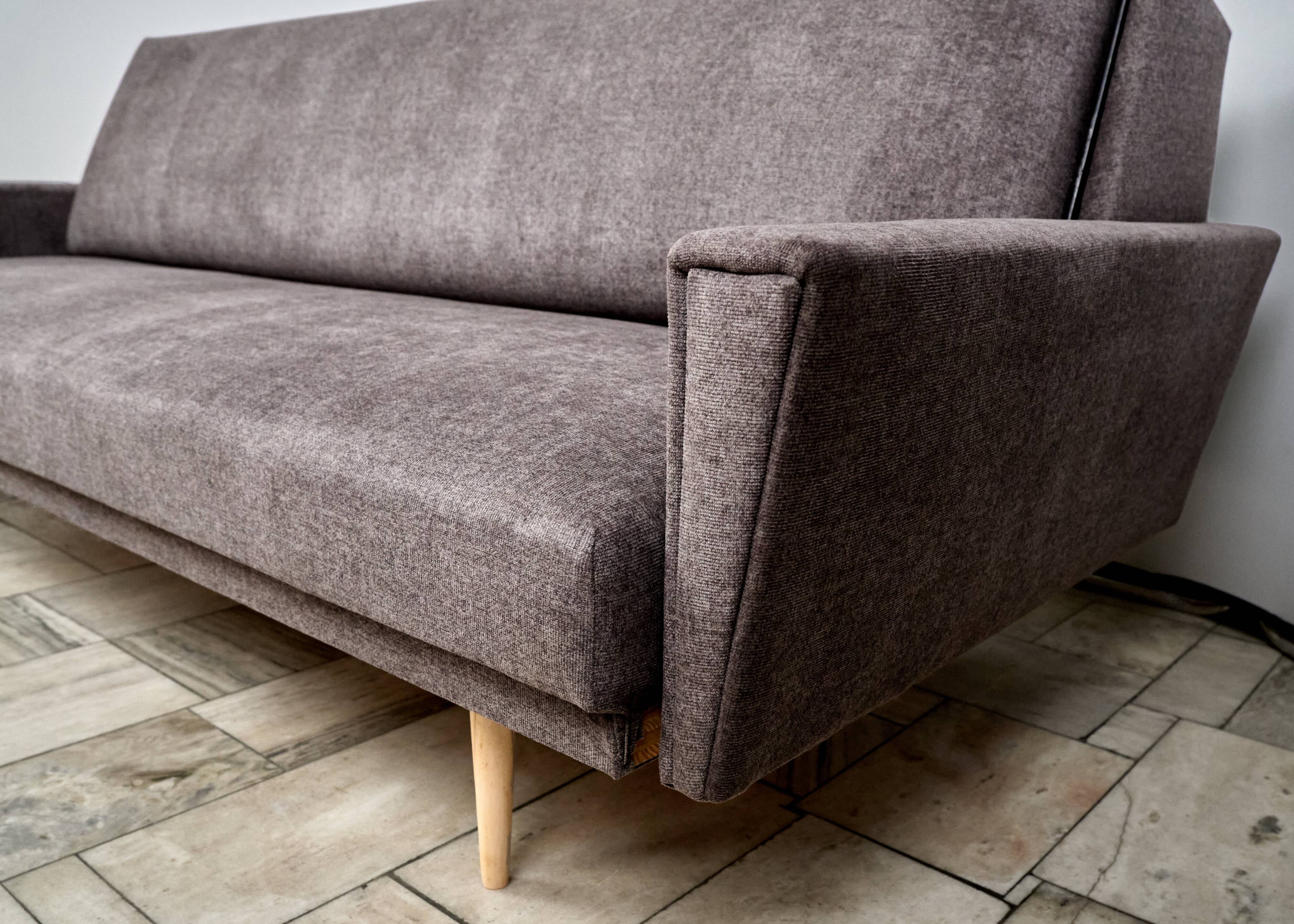 Vintage Sofa Bed by UP-Zavody, 1960s, Czechoslovakia