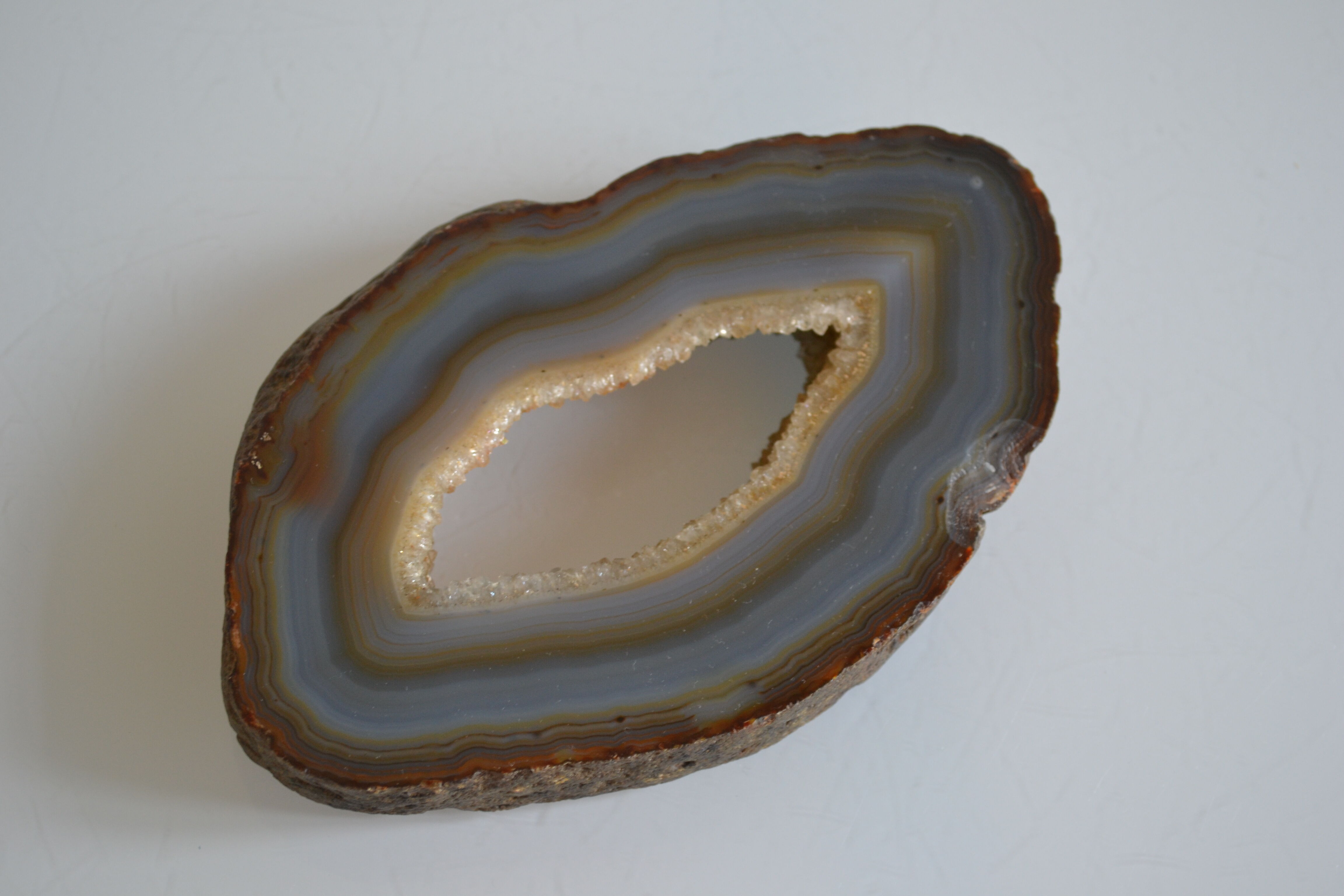Agate paperweight