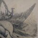 Drawing 1900 lead pencil still life hunting painting game trophy, signed jm, hunter