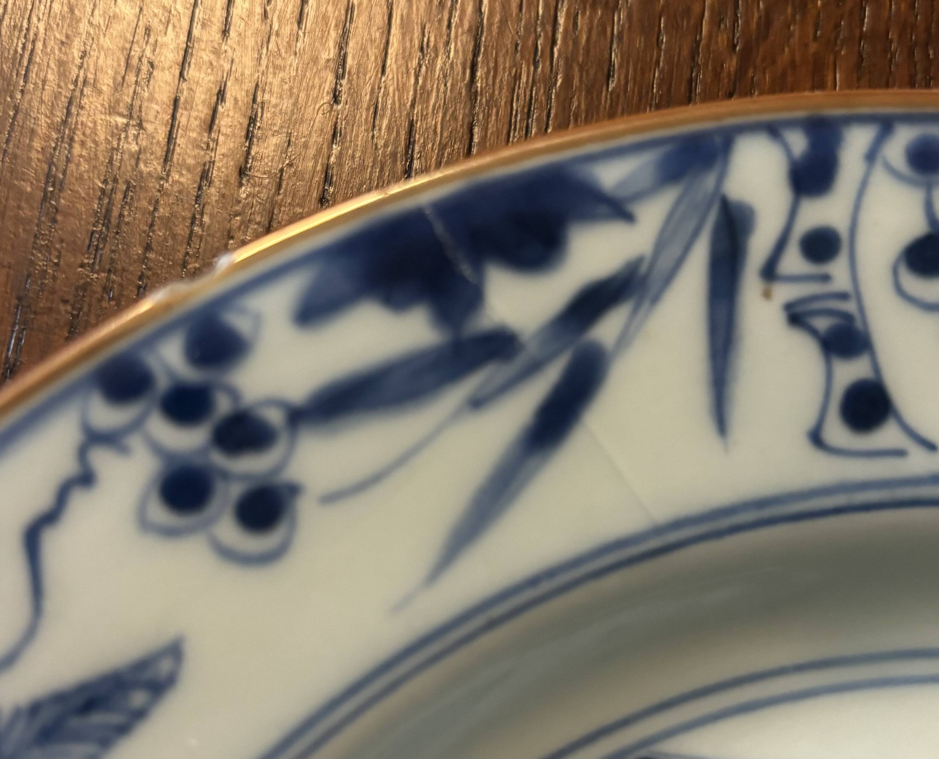 Porcelain plate Compagnie des Indes Qianlong period, 18th century