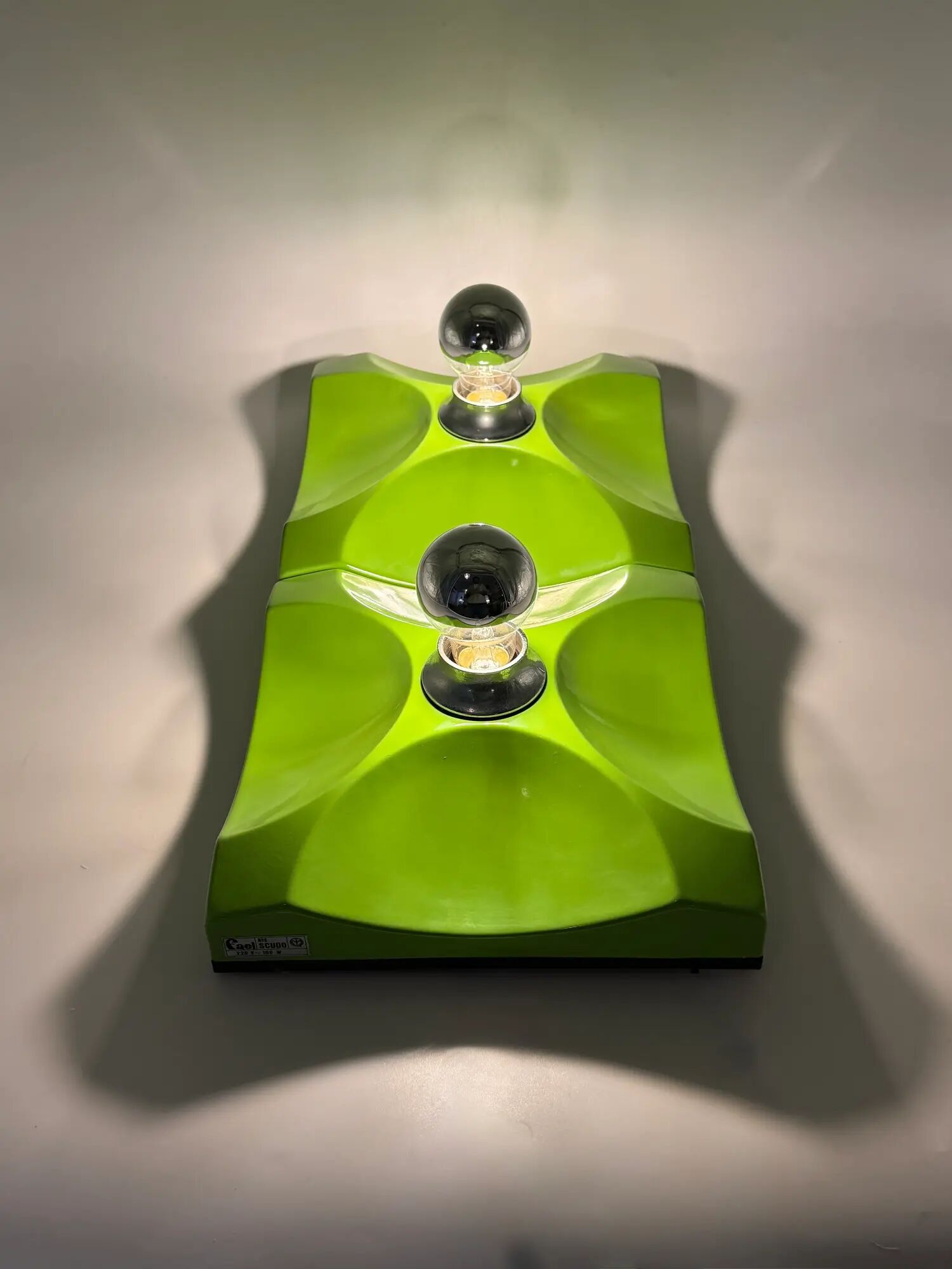 Pair of "Scudo" wall lights – Fael Luce, Italy, 1970s