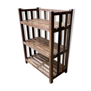 étagère en teck birman