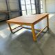 Table vintage XL en bois massif / table à manger / table de travail