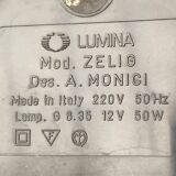 Vintage postmodern Italian table lamp Zelig by Walter Monici for Lumina, 1990s.