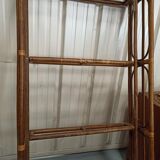 Rattan bamboo bed for one person