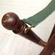 Fauteuil pliant ancien bambou et cuir