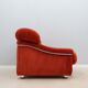 Vintage velvet armchairs Italy 1970s