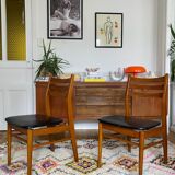 Pair of vintage Scandinavian style chairs