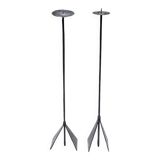 2 bougeoirs brutalistes