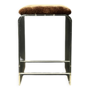 Tabouret de bar en plexiglas,