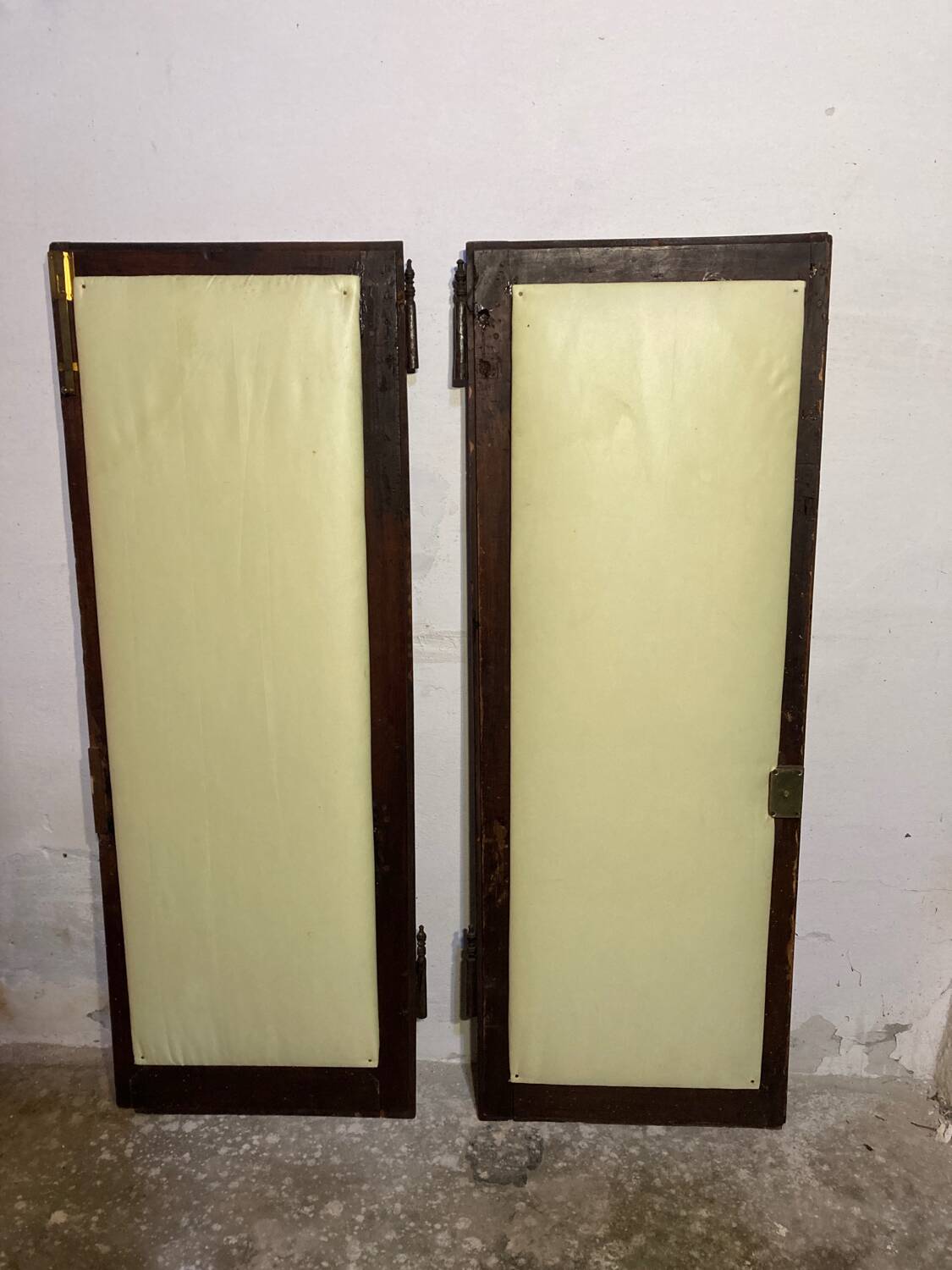 Pair of old mirror doors