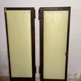 Paire de portes anciennes miroir