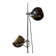 Space Age Mid-Century "eyeball" brown floor lamp