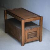 Low wooden cabinet with tray, 1965
