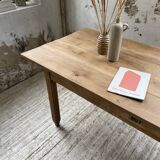 1950s oak butcher's farm table