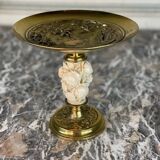 Cup in gilded bronze and ivory