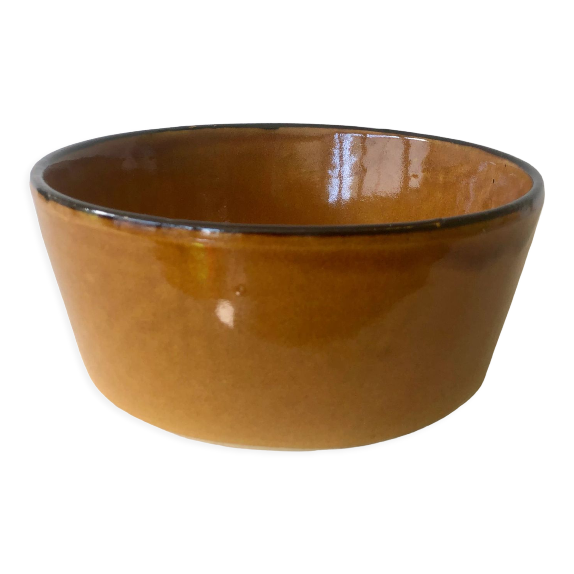 Antique ceramic salad bowl