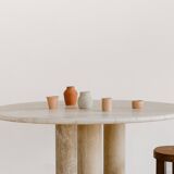 Travertine table