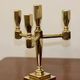 Vintage Candelabra with Four Arms in Swedish Brass from Gusum