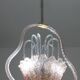 Charming Pink and Transparent Murano Glass Chandelier by Barovier e Toso, 1950s